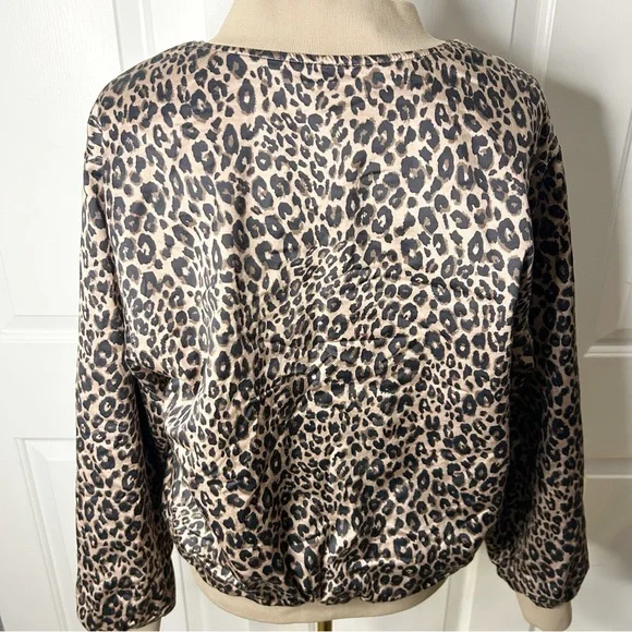 NWT Sanctuary Monroe Sateen Long Sleeve Bomber Jacket (size large) - Picture 9 of 11